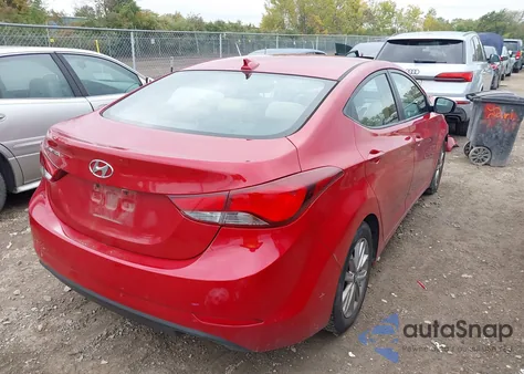 2016 Hyundai Elantra Se z USA, uszkodzony, nr VIN KMHDH4AEXGU531376